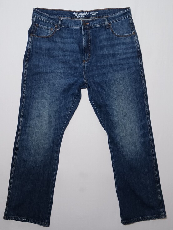 Wrangler Other - Wrangler Retro Mens Relaxed Fit Bootcut Jeans 40X32 Dark Blue Denim 10WRT20JH
